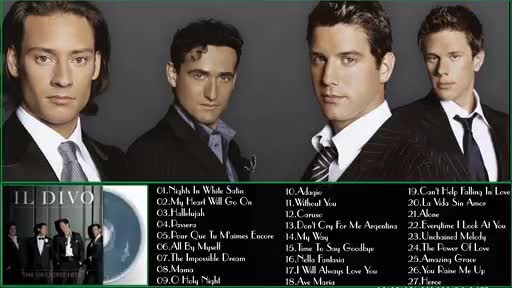 Meisheng Male lead Il Divo -- Il Divo's Greatest Hits