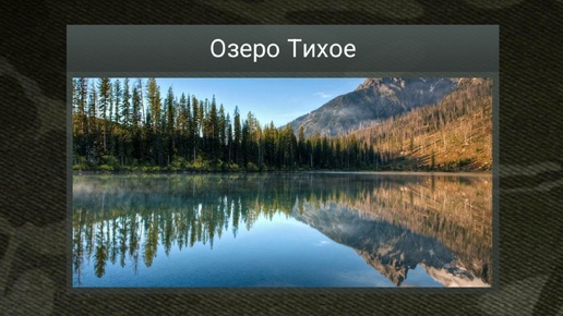 Озеро тихое - My Fishing World