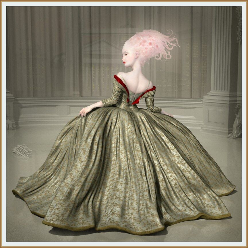 Картина художника  РЭЙ ЦЕЗАРЕ / Ray Caesar под названием  " ПРЕКРАСНАЯ МЫСЛЬ "