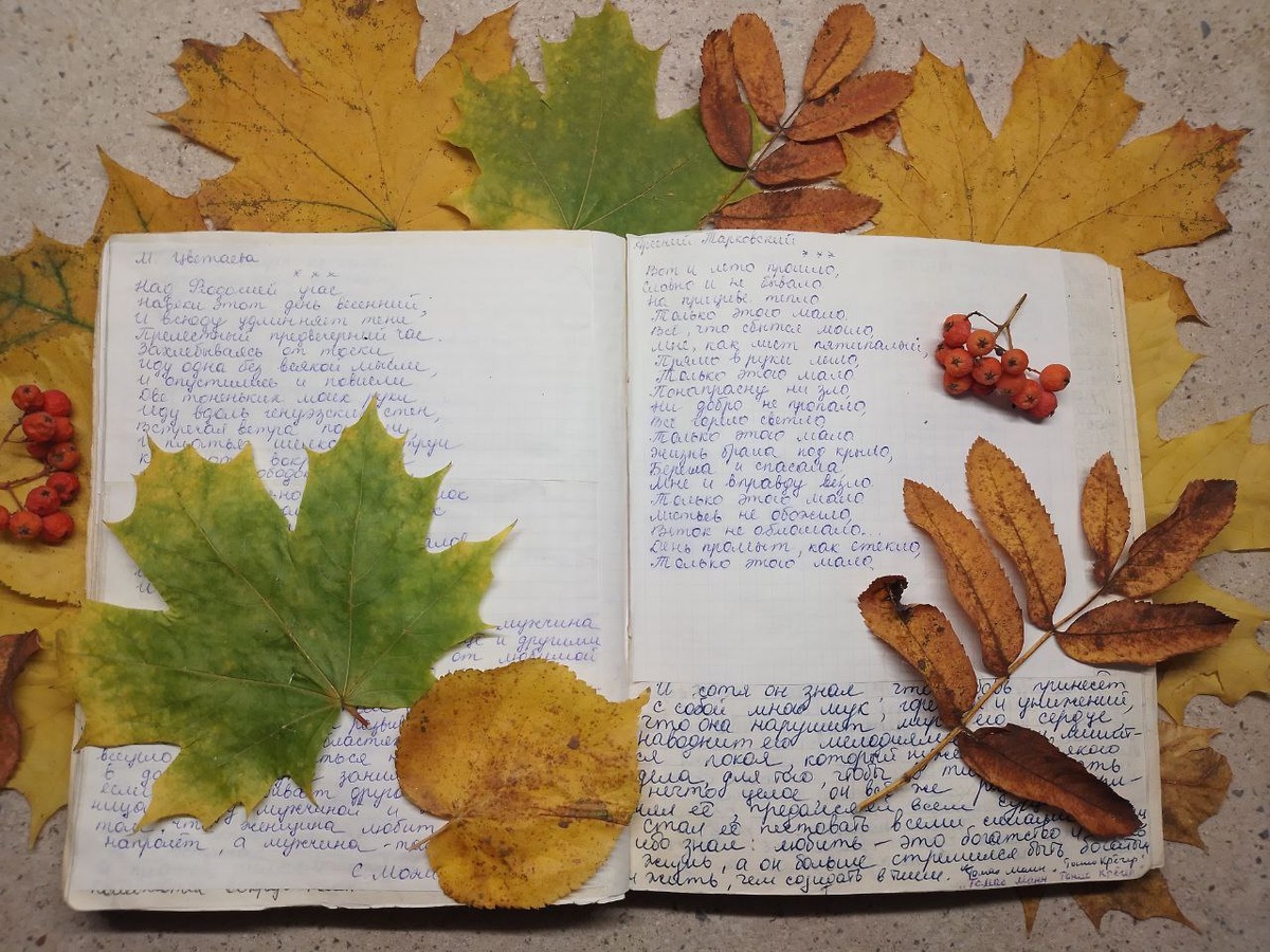 Листы и листья.