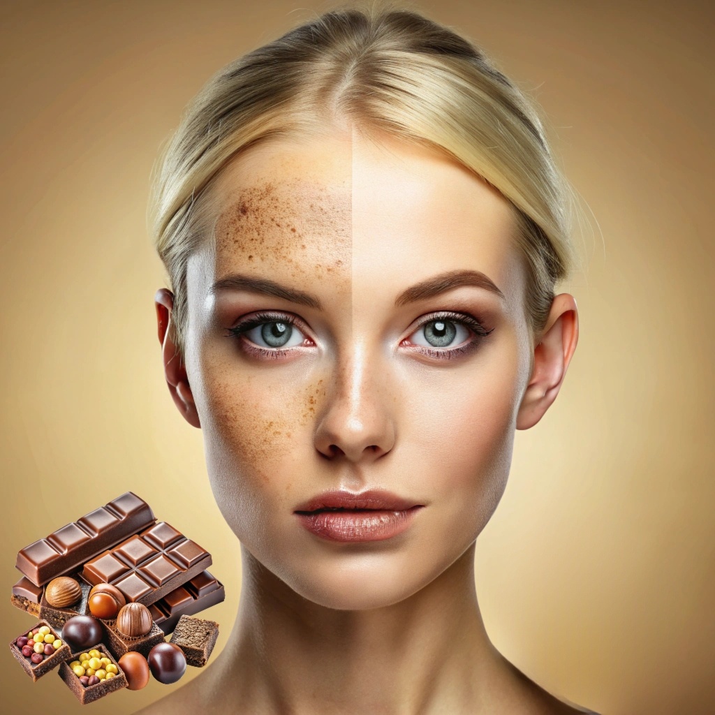 Сахар влияет на красоту кожи.