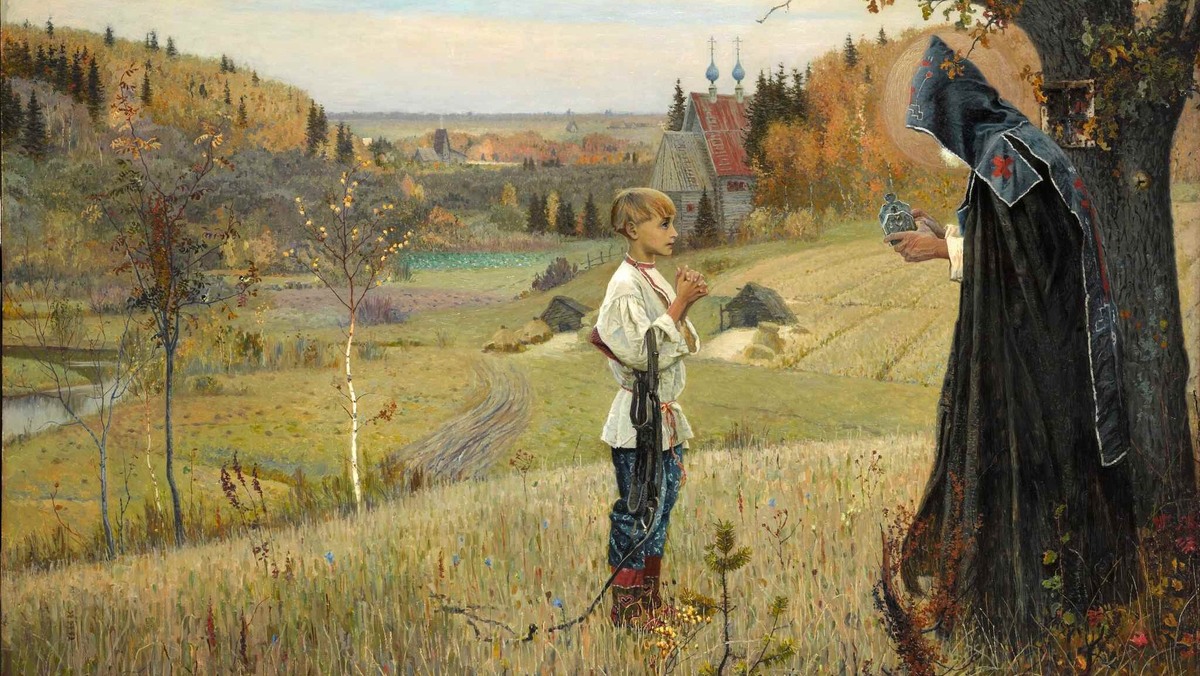    Видение отроку Варфоломею. Государственная Третьяковская галерея