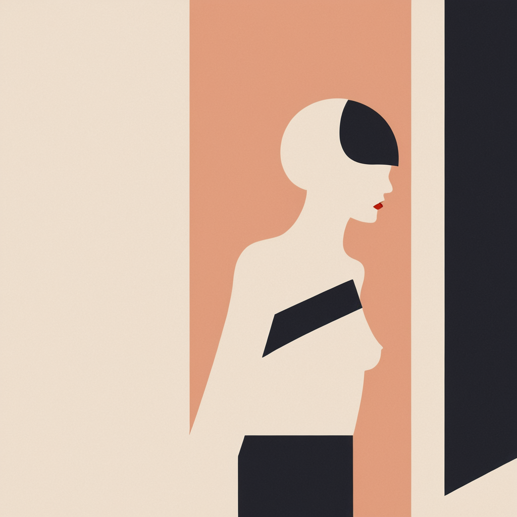 Женщина и мода в стиле баухаус