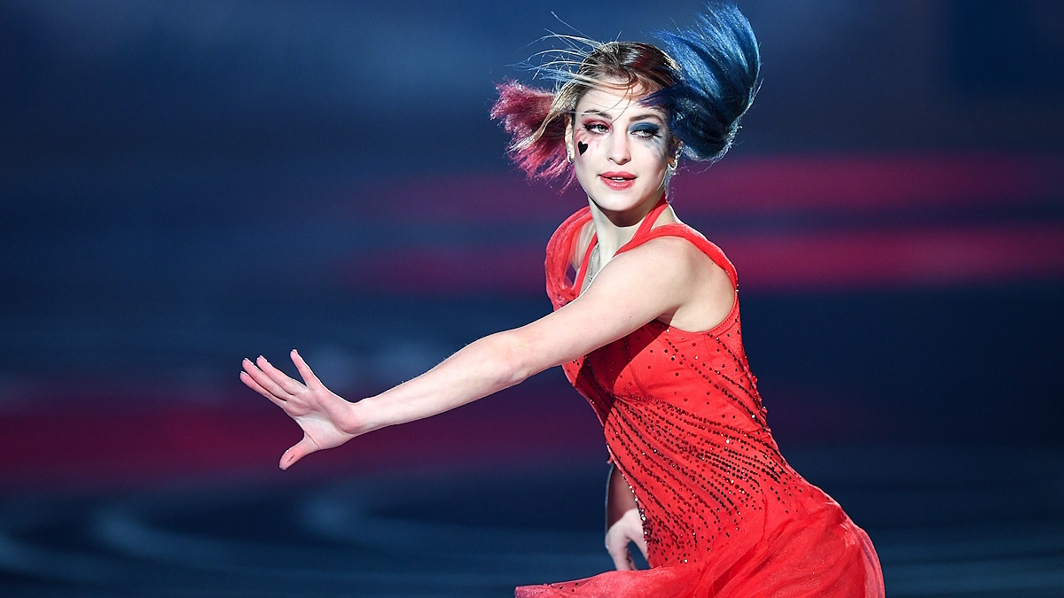    Фигуристка Алена Косторная в образе Харли Квинн. Фото: GLOBAL LOOK PRESS