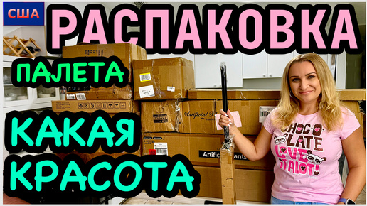 Download Video: Какая красивая штука😃Много нужных товаров для дома. Распаковка палета с аукциона. США - Флорида