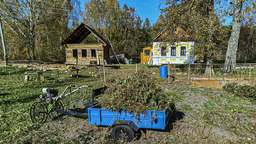 Descargar video: Начинаем готовить хутор к зиме. Огородные дела и отдых от стройки