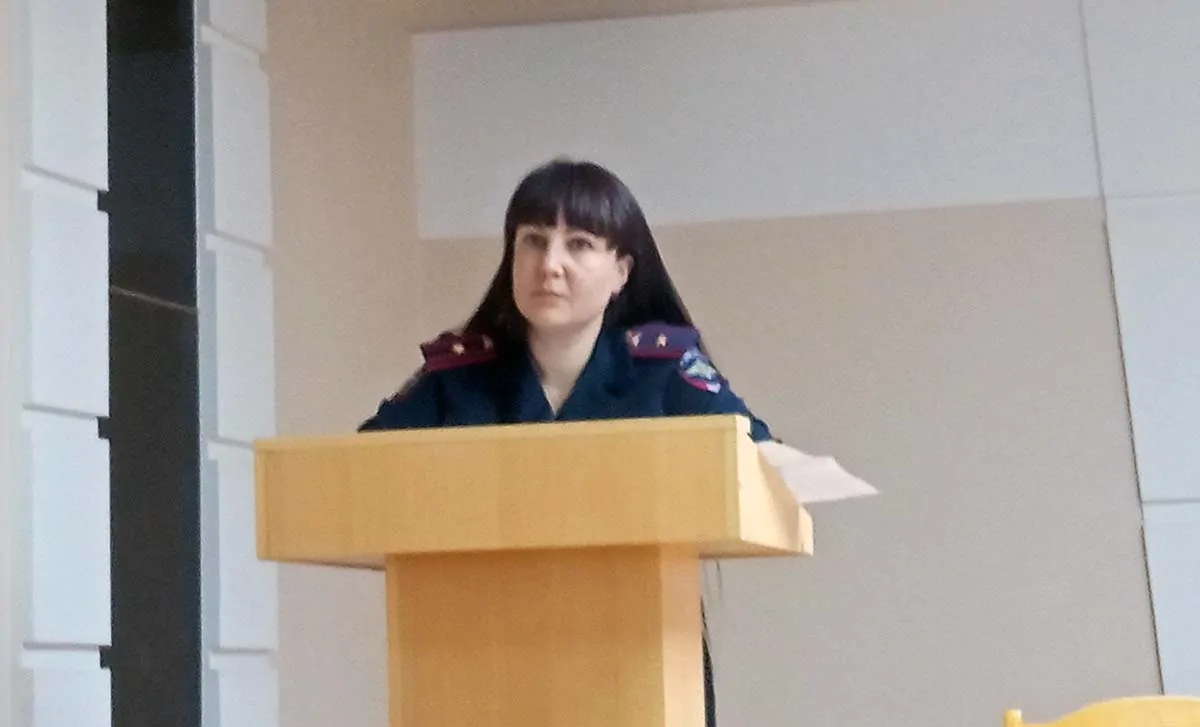 ◙ Майор полиции Наталья Владимировна Шебашова 
