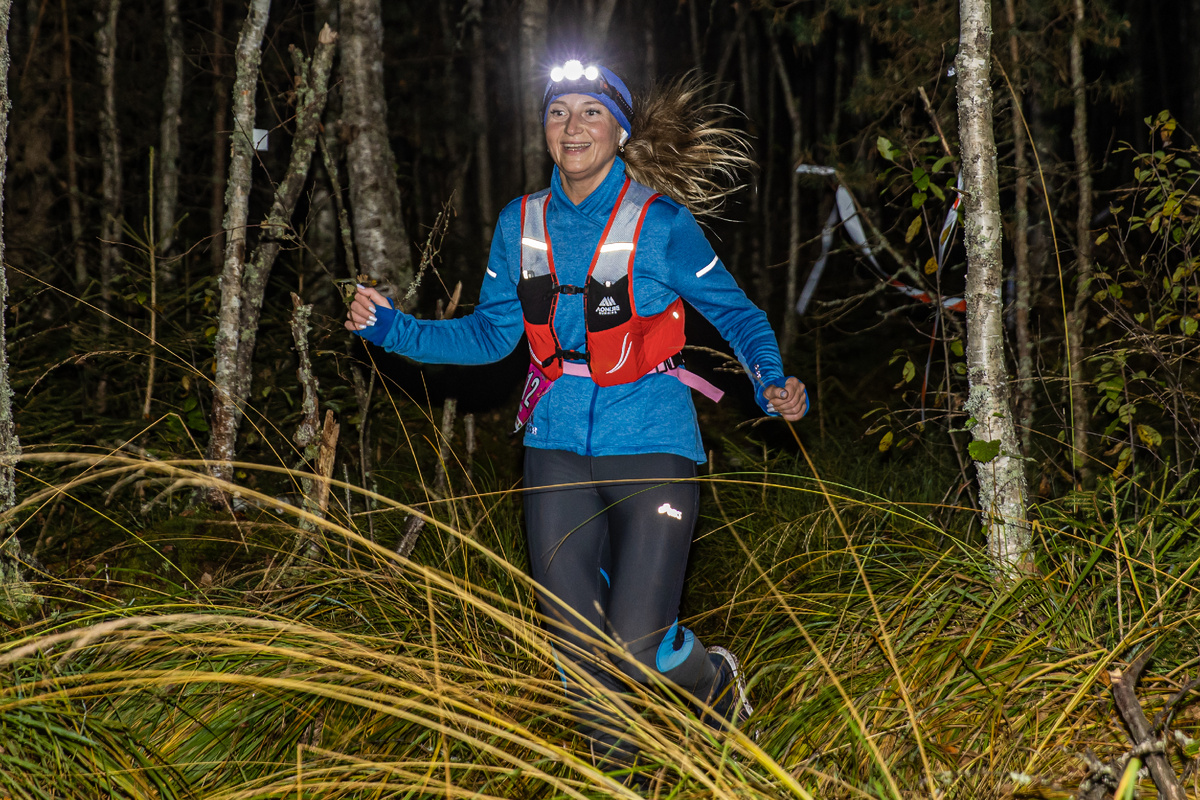 Ночь, лес, болото и автор. Фото организатора. 