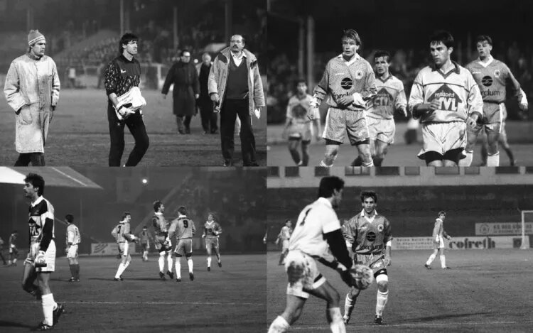    Редкие кадры игры Черенкова, Родионова и Бубнова за французский «Ред Стар» / Источник фото: Жиль Сайян (Allezredstar.com)