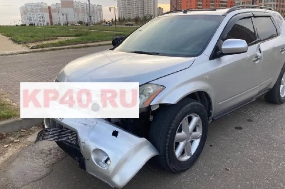    В Калуге неадекватный водитель спровоцировал несколько ДТП и погоню с ГИБДД