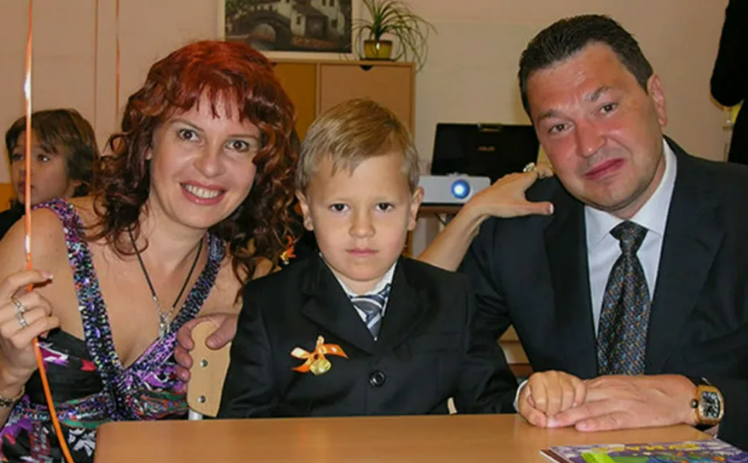 Наталья Штурм с мужем и сыном