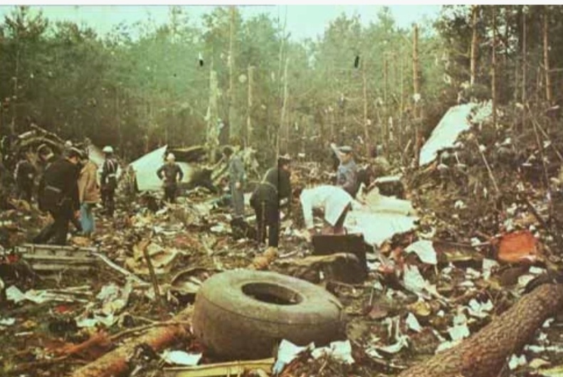 Лес Эрменонвиль, Париж. Авария DC-10-10 «Турецких авиалиний». 