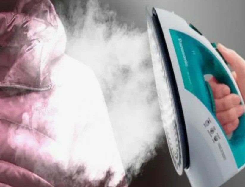 отпаривание куртки утюгом с паром