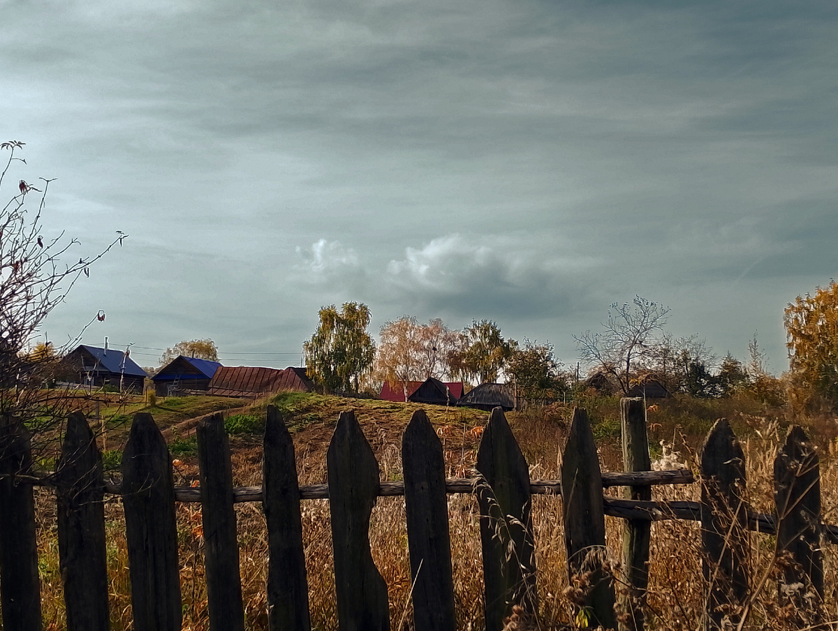 фото автора, не знаю почему, но нравятся такие старинные заборы
