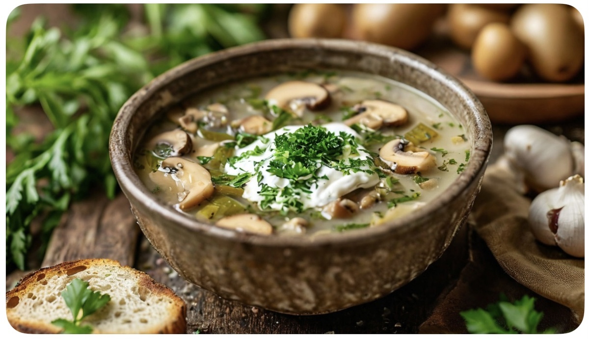 Рассольник с грибами для Вашего "Кощея"