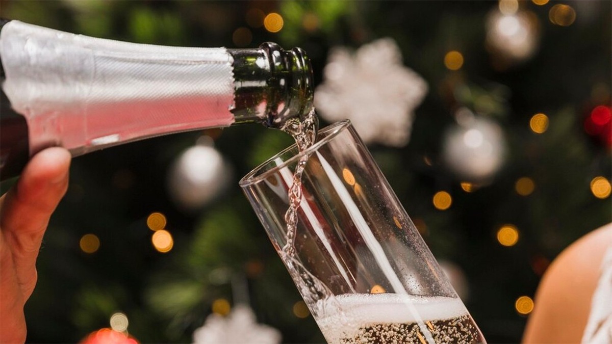    Шампанское на новый год