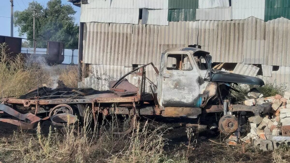 Последствия утренней атаки беспилотников в Белгородской области. Фото: Вячеслав Гладков