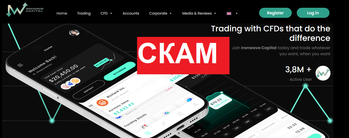 IronWave Capital — Ловушка для инвесторов: отзывы, обман и вывод денег