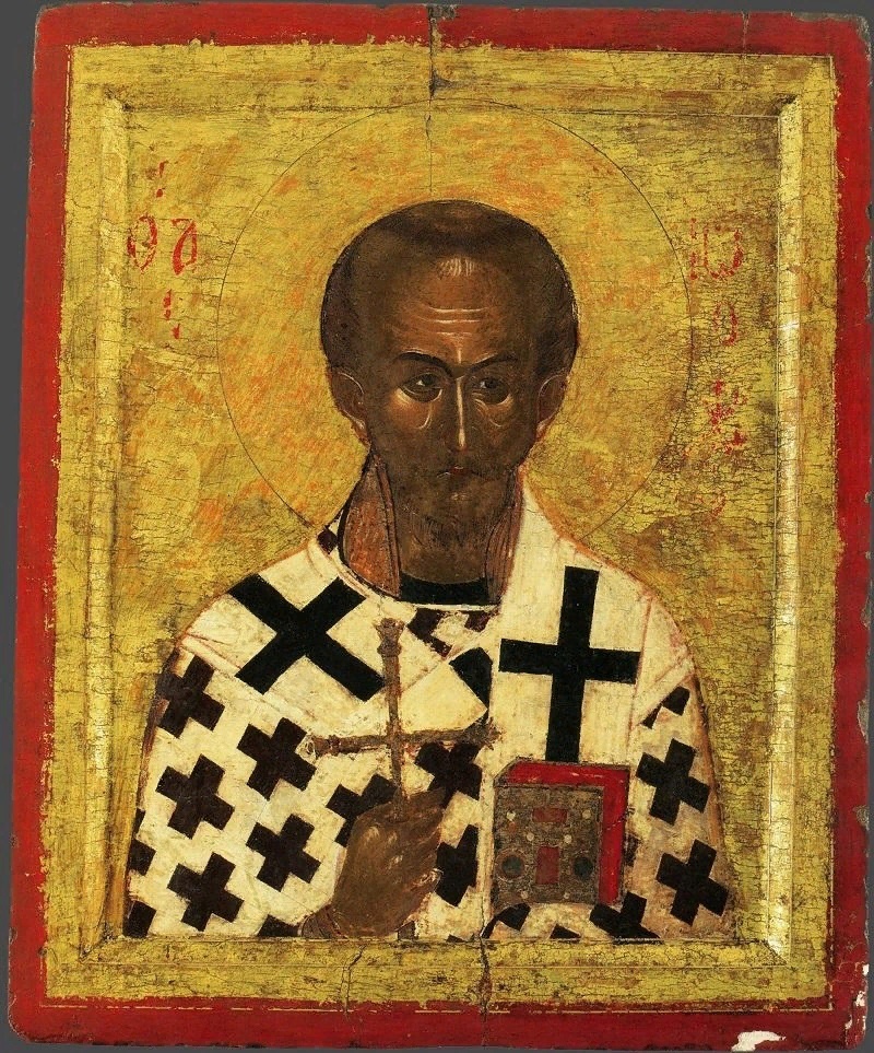 Святитель Иоанн Златоуст. Греция. XIV в., Ватопедский монастырь