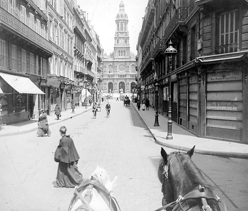 Париж, улица Шоссе-дАнтен, на которой в 1912 г. находилась редакция издания «Эхо рудного дела и металлургии».