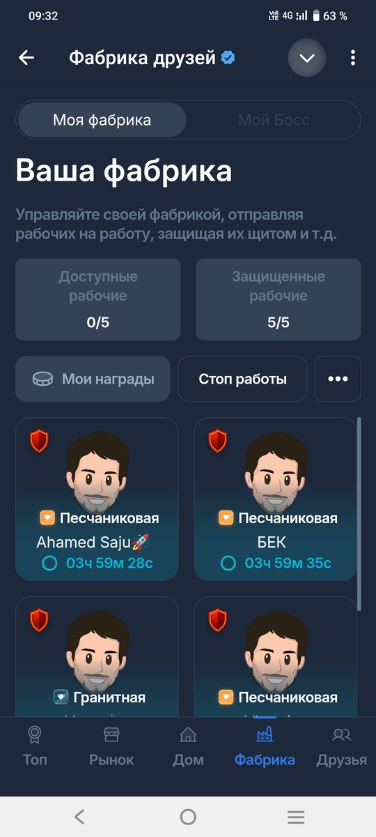 мои нанятые рабочие