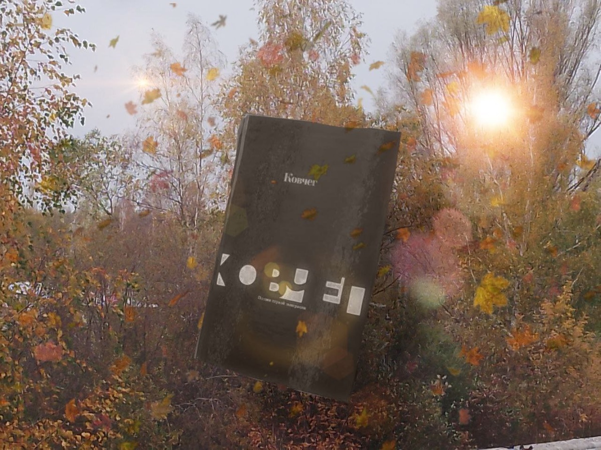 Книга на фоне вида из нашего окна.