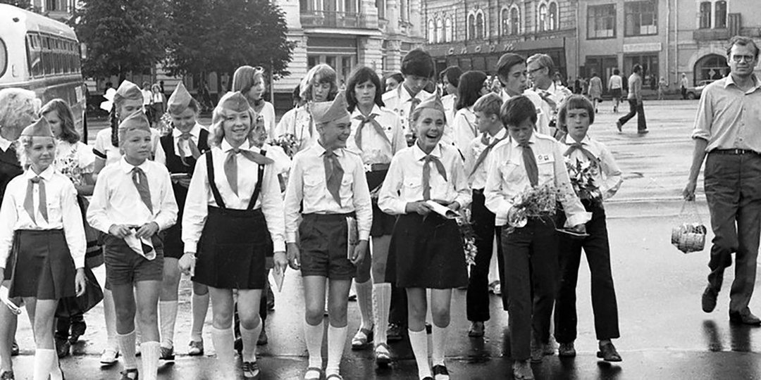 Счастливые пионеры середины 1970-х