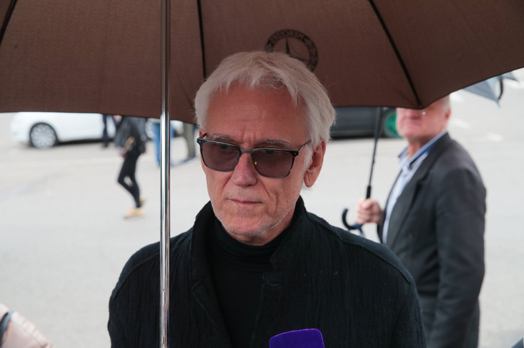 Заслуженный артист России Александр Маршал был на прощании. Фото: Кузьмиченок Василий /Агентство «Москва»