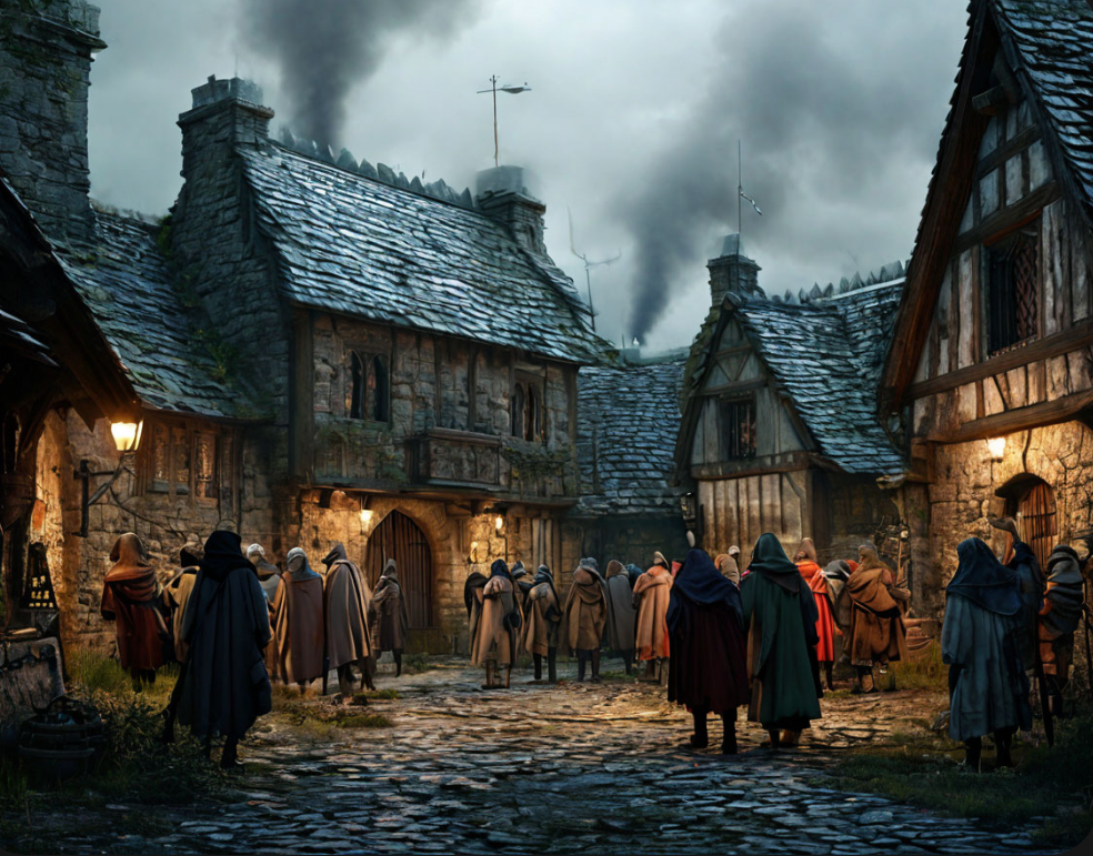 В средневековой Западной Европе весь мусор и пищевые отходы горожане выбрасывали прямо на улицы; узкие и кривые, они были недоступны для лучей солнца: в дождливую погоду превращались в непроходимые болота, а в жаркий день в таком городе было трудно дышать из-за едкой и зловонной пыли. 