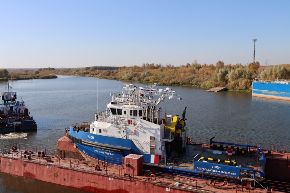 Арктический буксир "Узон" проекта NE025 вышел на ходовые испытания / Фото: "Росморречфлот"  📷
