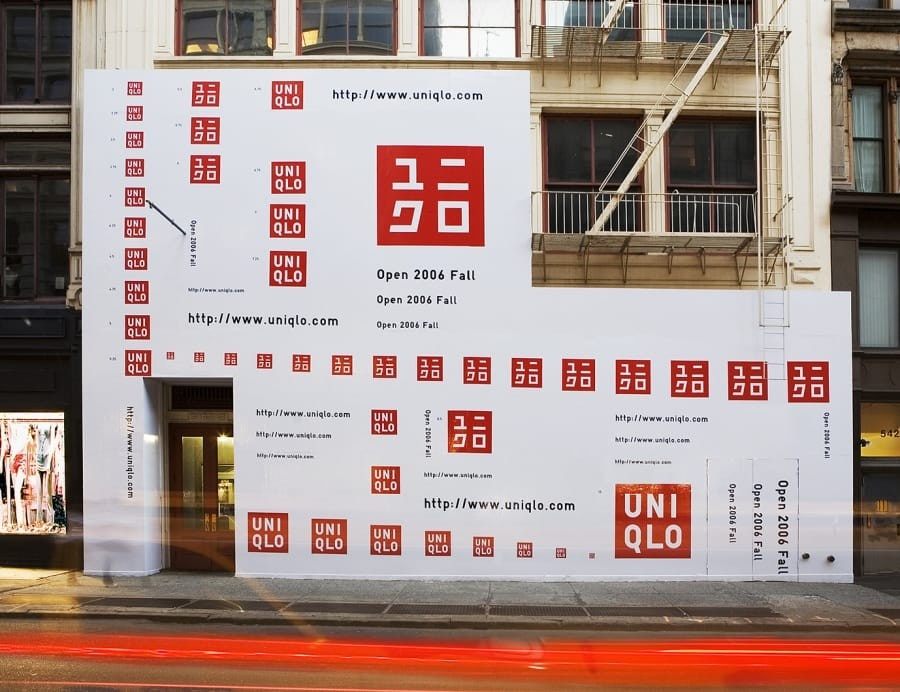 Строительство магазина Uniqlo в Нью-Йорке, 2006 г. 