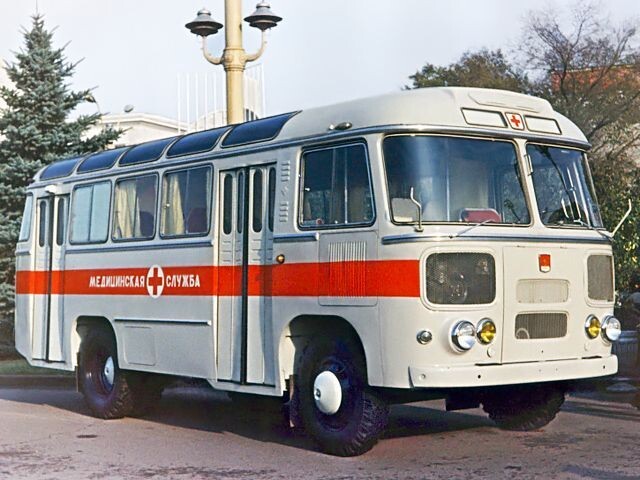 Передвижной Пункт Забора Крови ППЗК-3928 на базе автобуса ПАЗ-672.