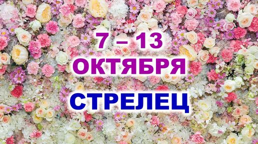 ♐ СТРЕЛЕЦ. 🌹 С 7 по 13 ОКТЯБРЯ 2024 г. 🌷 Таро-прогноз 🌸