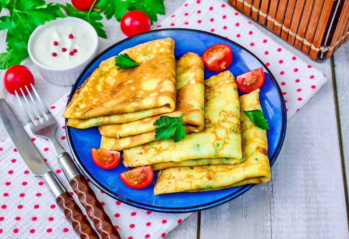 БЛИНЫ ИЗ КАБАЧКОВ НА СКОВОРОДЕ