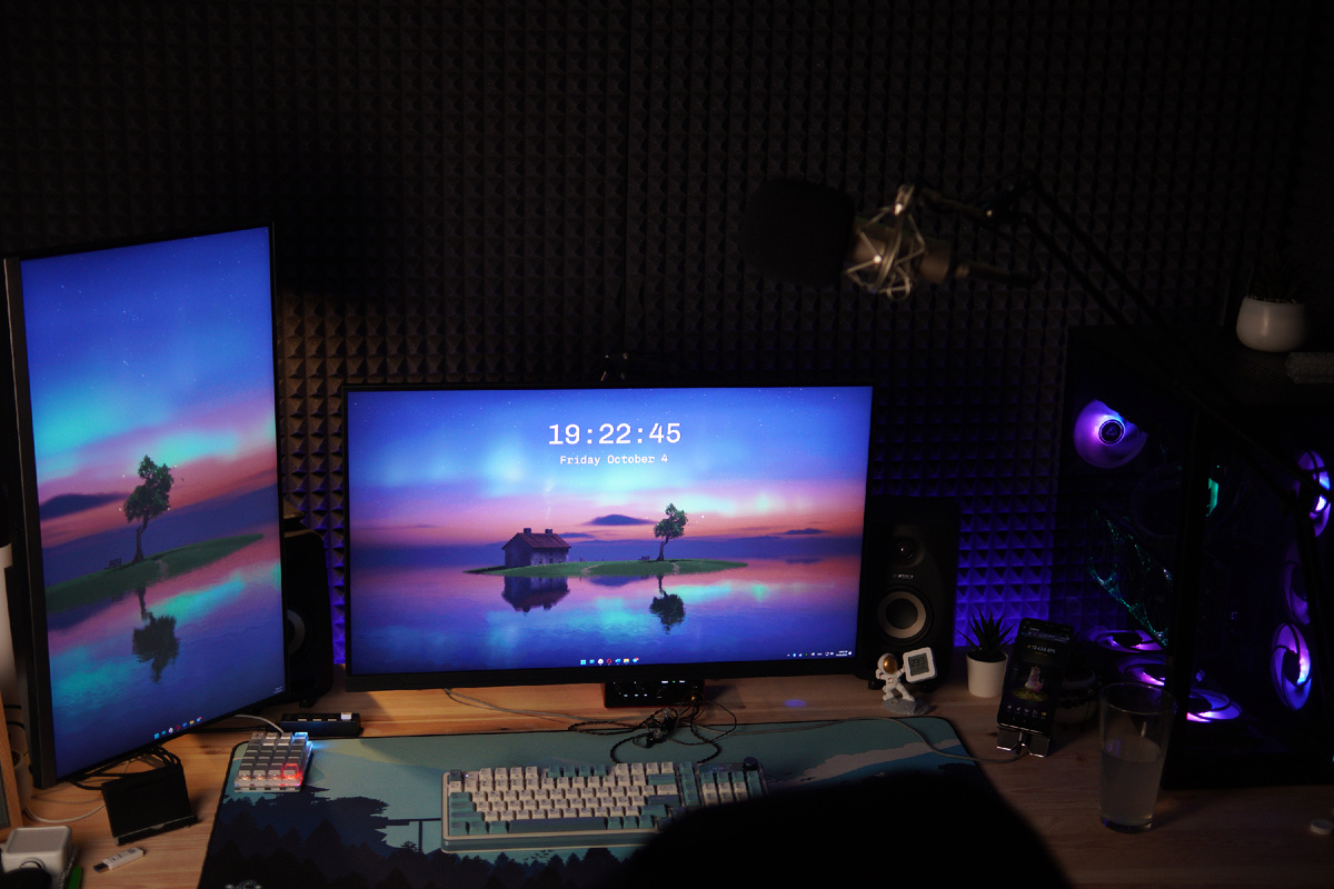 Моё текущее расположение мониторов