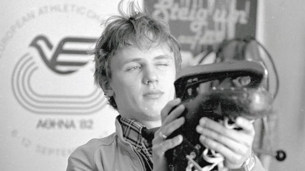    Игорь Ларионов в молодости. 1982 год.Федор Алексеев архив «СЭ»