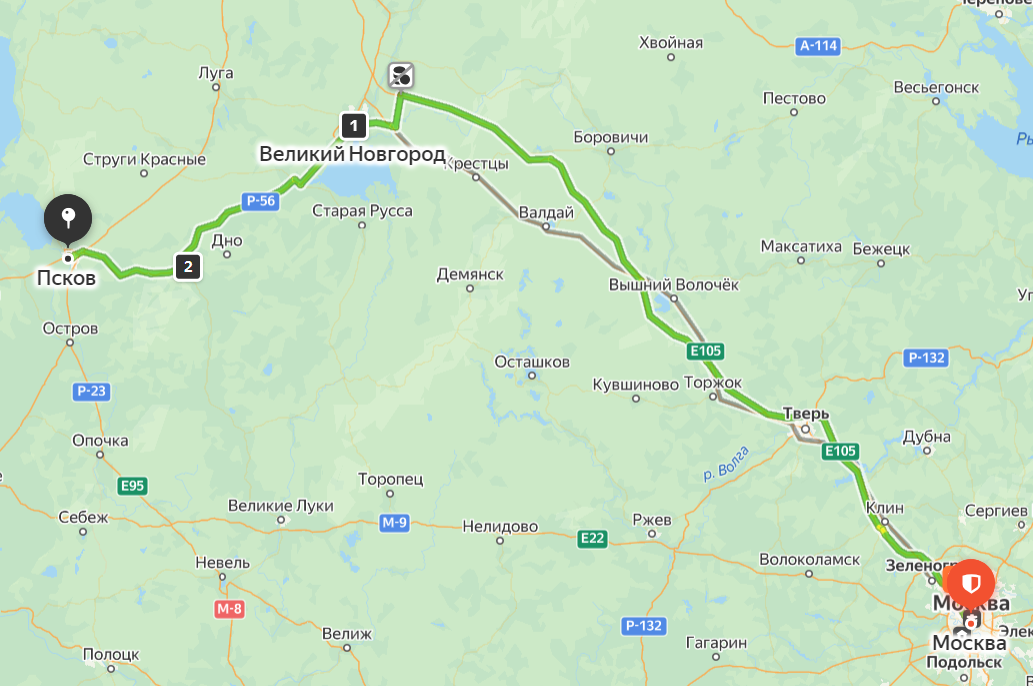 Автомобильный маршрут