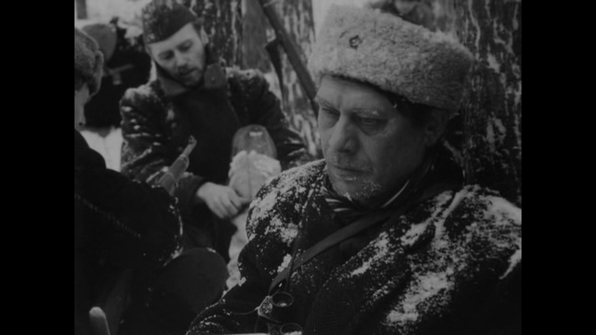Партизанский командир. Кадр из фильма
