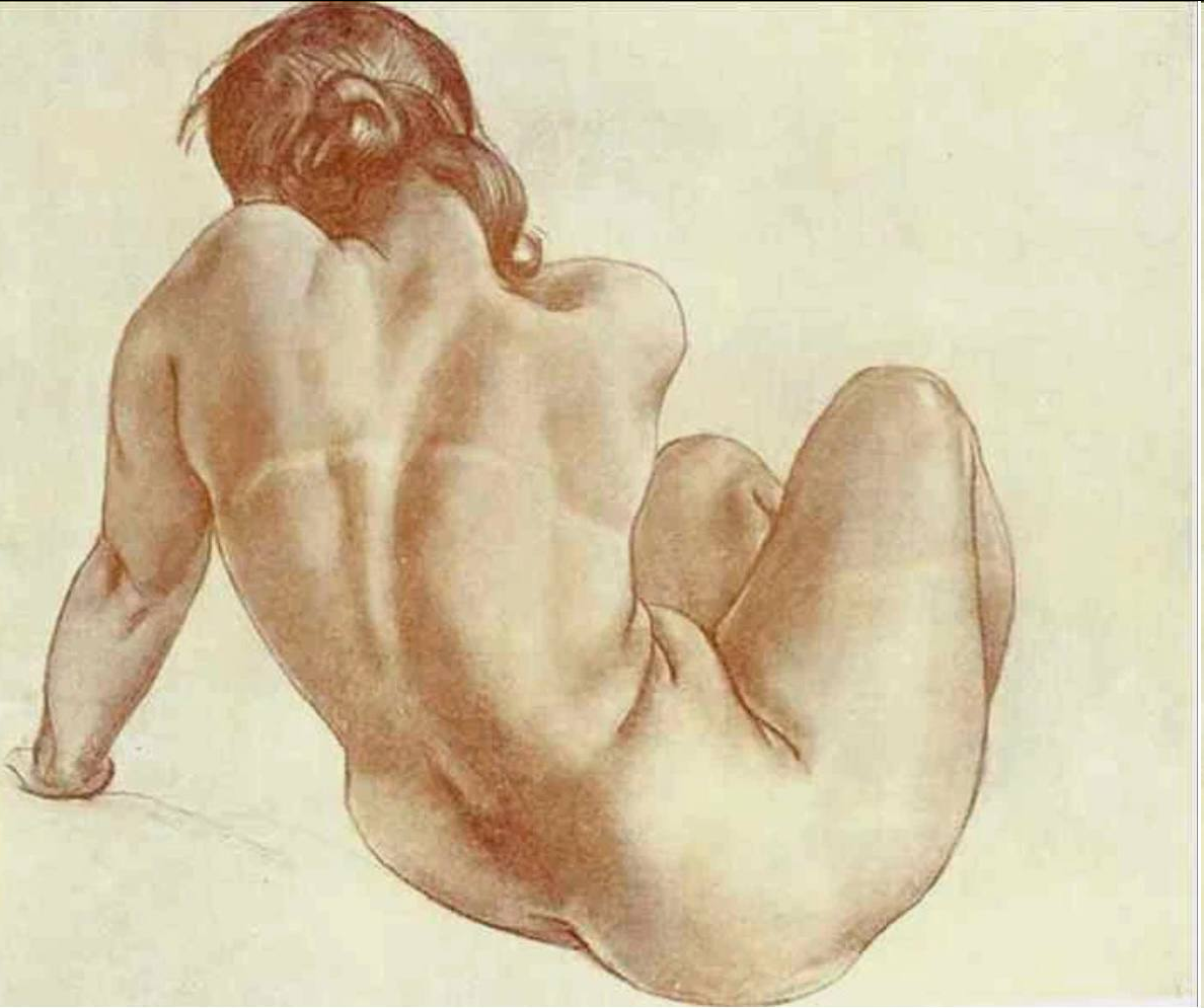 Александр Дейнека. «Натурщица». 1951