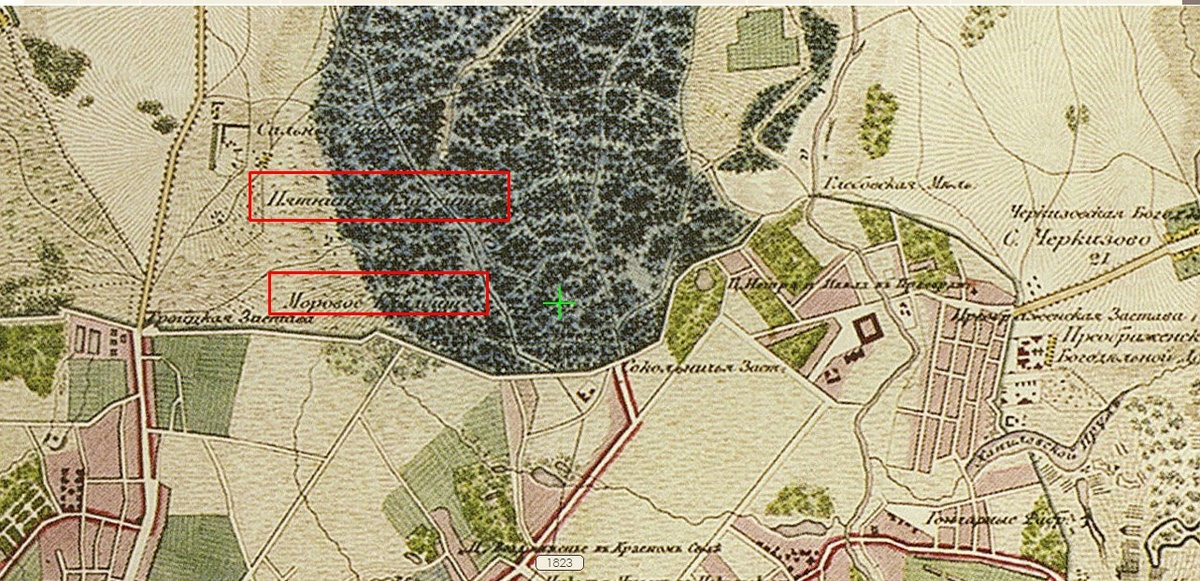 Карта 1823 года