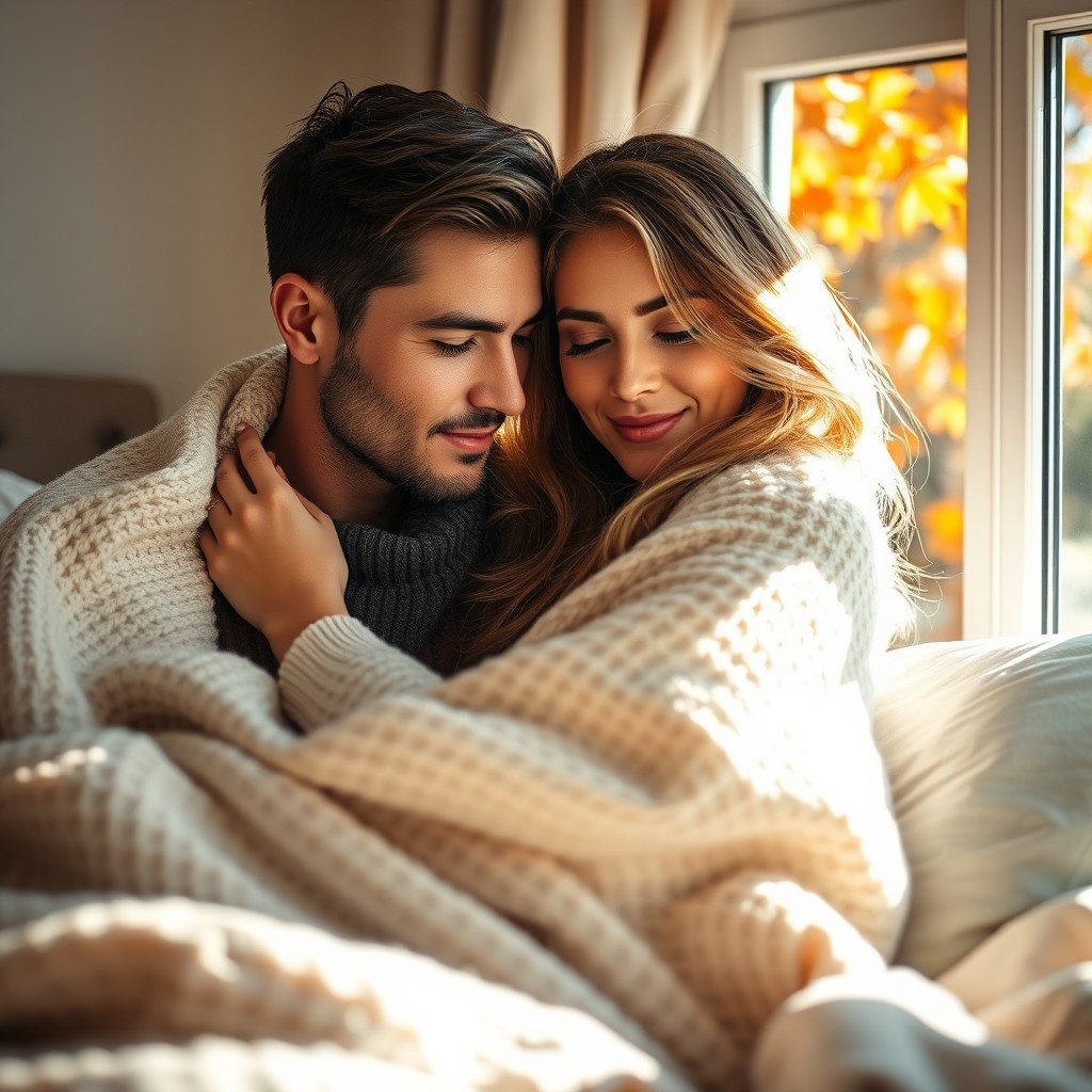 Осень за окном, но нам тепло вдвоём. Ты согреваешь меня своей красотой и любовью. Так сразу хочется жить и дышать полной грудью и забыть все невзгоды и печали