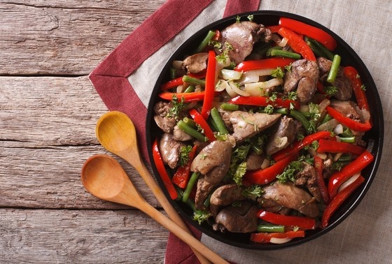    Мягкая говяжья печень на сковороде, пошаговый рецепт с фото