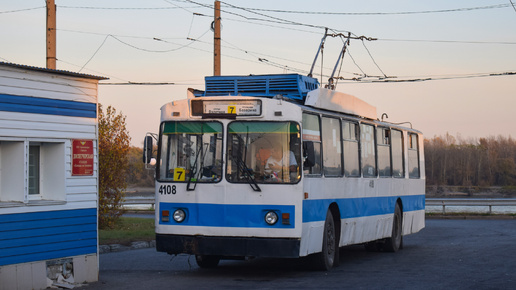 Троллейбус ЗиУ-682 КВР БТРМ-4108. Покатушки по Барнаулу.