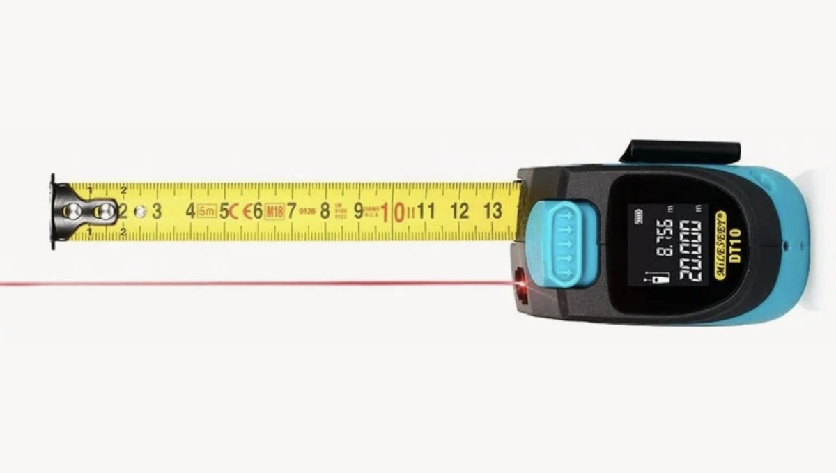 Рулетка с лазерным дальномером