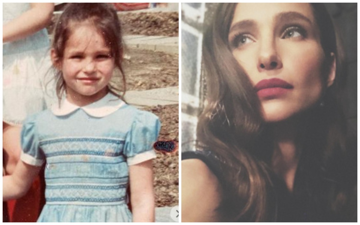 Римма Агафошина в детстве и сейчас. Фото: Pinterest 