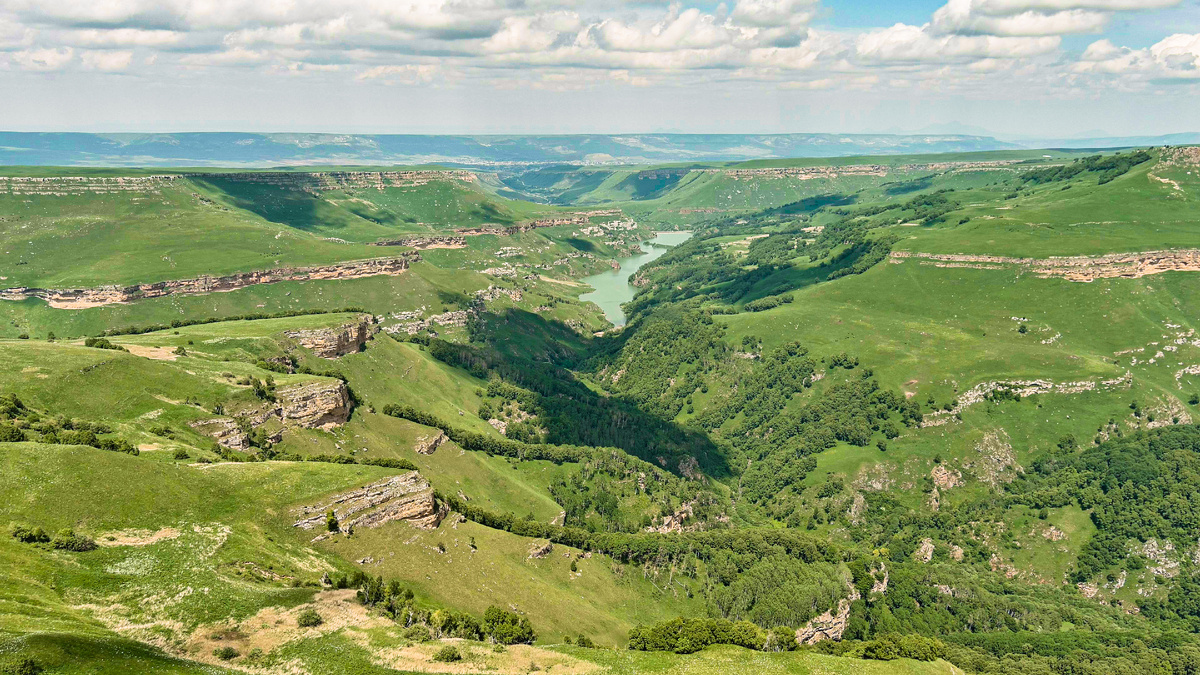 Начало водохранилища.
