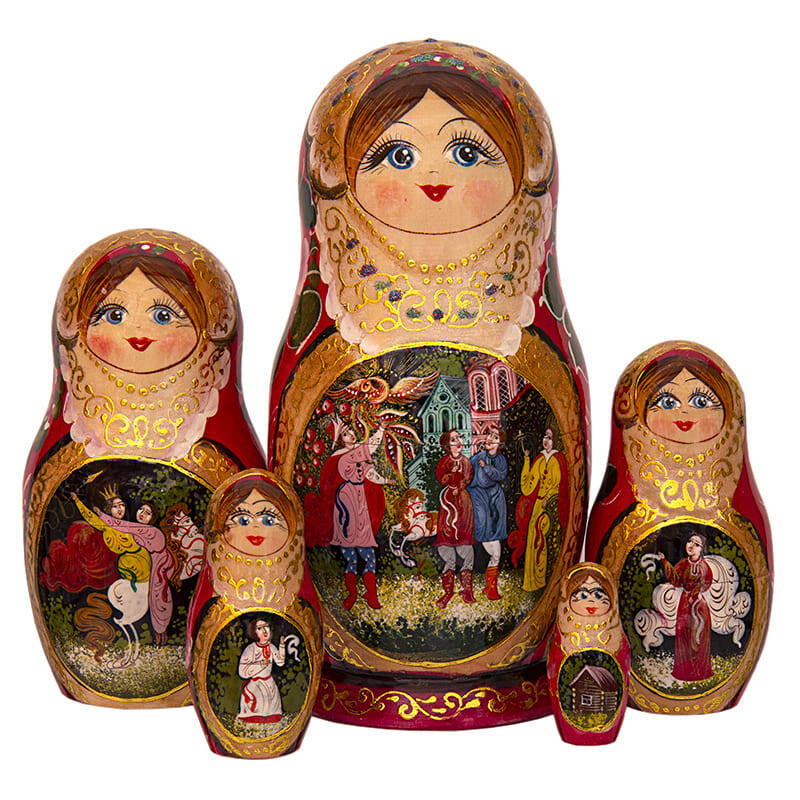Сказка матрешка авторская работа