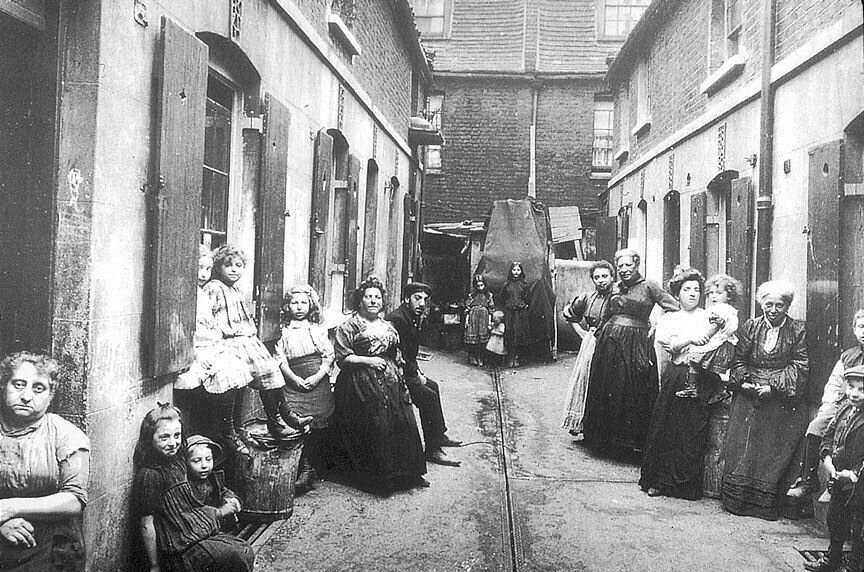 Уайтчепел. Фото 1888 года. 