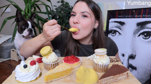 МУКБАНГ оставляем собаку? ПИРОЖНЫЕ И СЛАДОСТИ mukbang