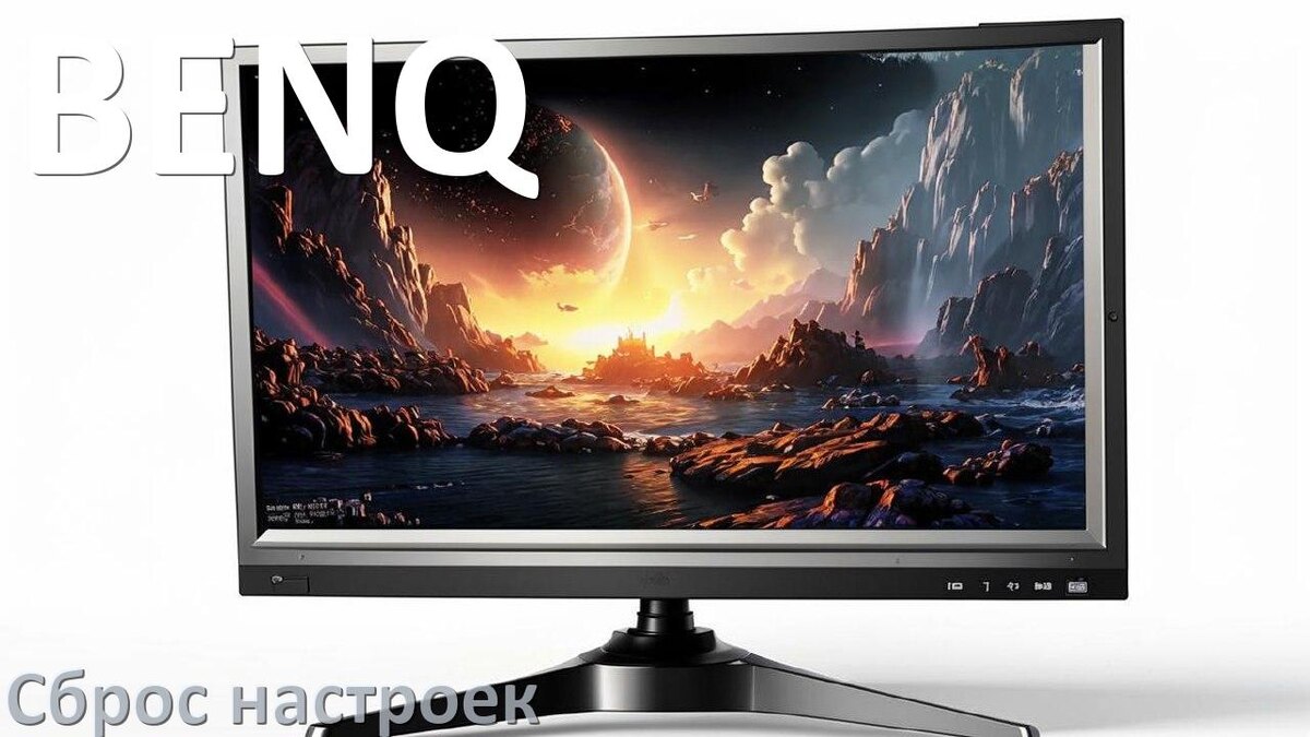 
Как на мониторе BENQ сбросить все настройки на заводские по умолчанию в Windows 10, 11